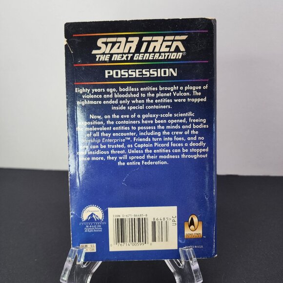 Star Trek The Next Generation Possession #40 by J.M Dillard & Kathleen O'Malley - Picture 2 of 4